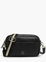 Cross Body Tas Soft Lulu castagnette Zwart soft YAHIA